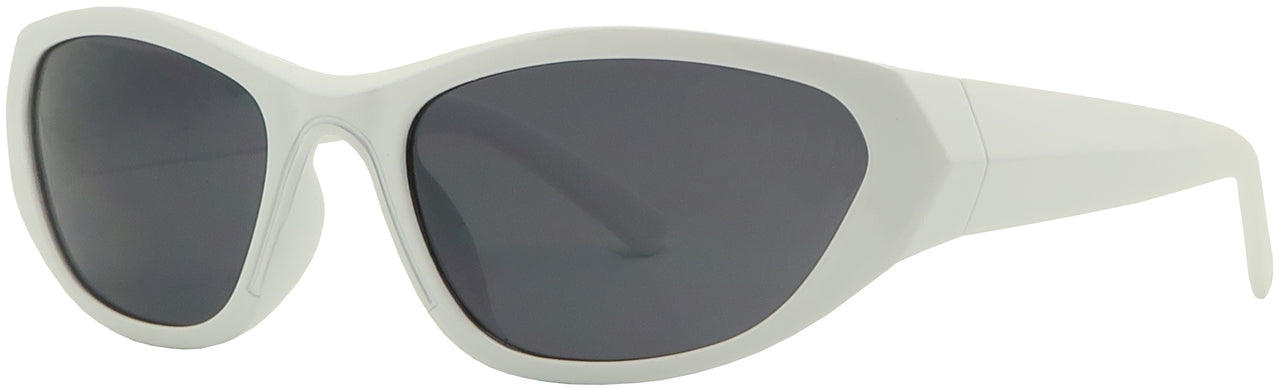 7765SD - Wholesale Unisex Plastic Sport Wrap Fashion Sunglasses