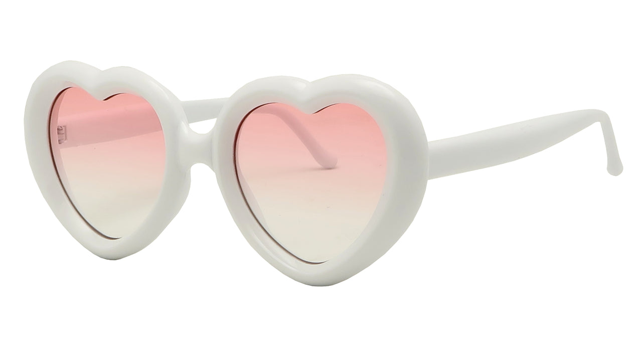 HT3707TM - Wholesale Women's Heart Shape Fashion Sunglasses