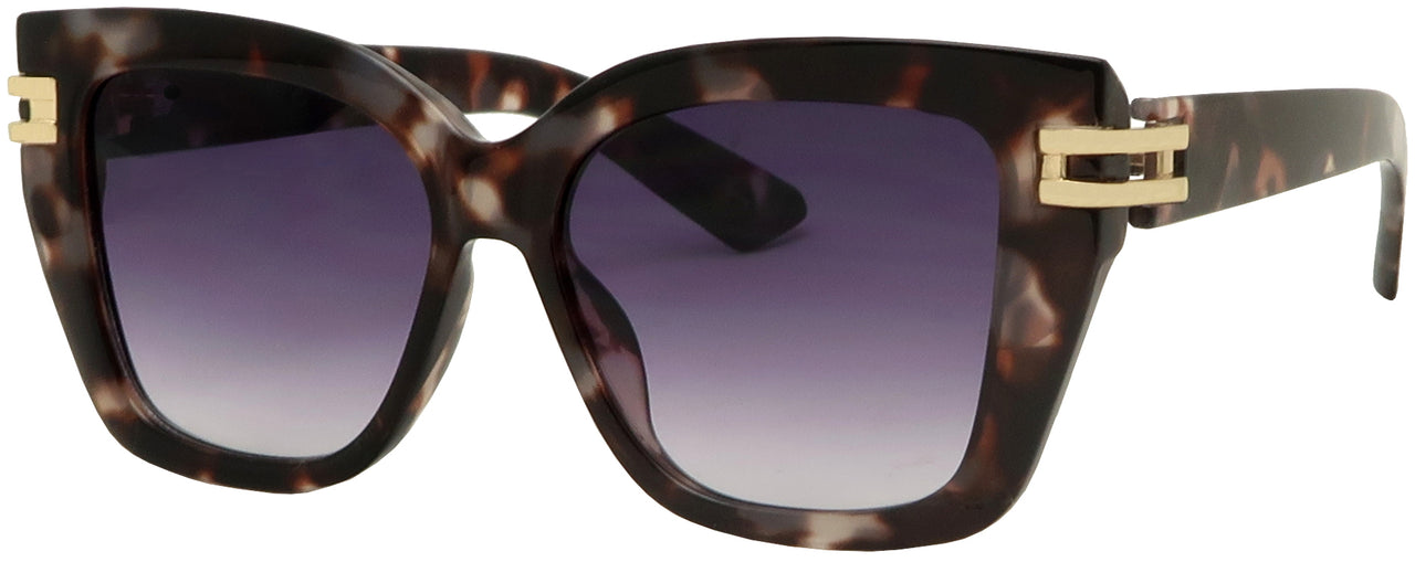 ML3719TM - Wholesale Women's Fashion Butterfly Frame w/Metal Temple Sunglasses (Copy)