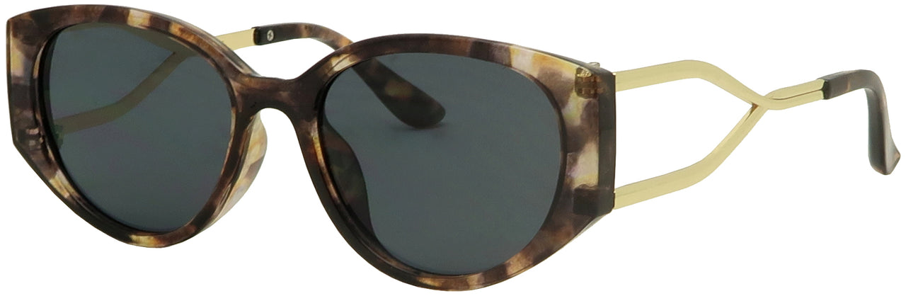 ML3726SD - Wholesale Women's Fashion Butterfly Frame w/Open Metal Vents Sunglasses
