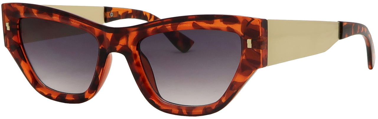 ML3725SD - Wholesale Women's Butterfly Frame w/Large Temples Sunglasses