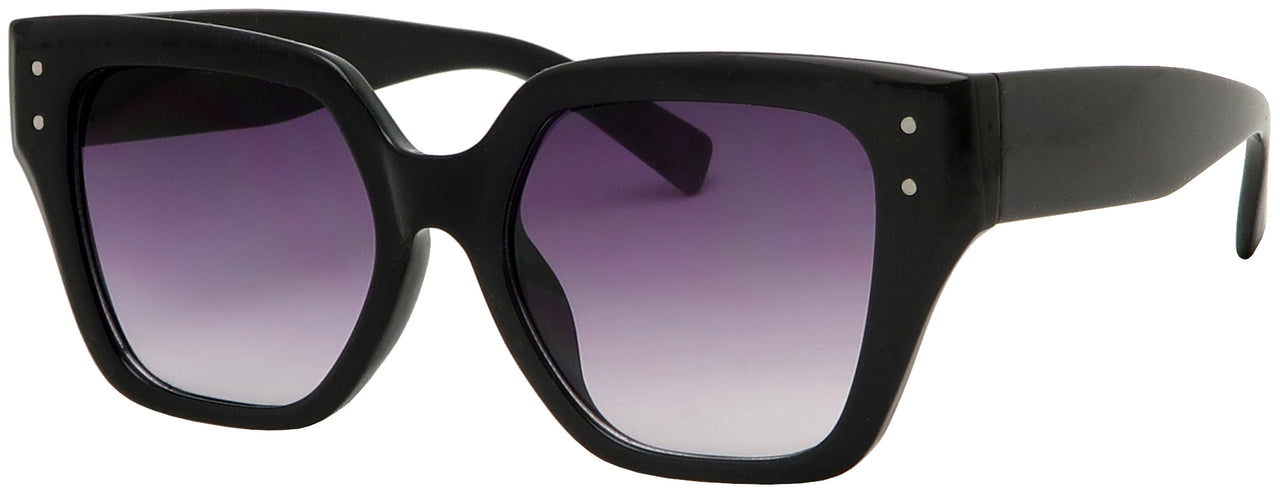 SD3722TM - Wholesale Women's Butterfly Frame w/Large Temples Sunglasses
