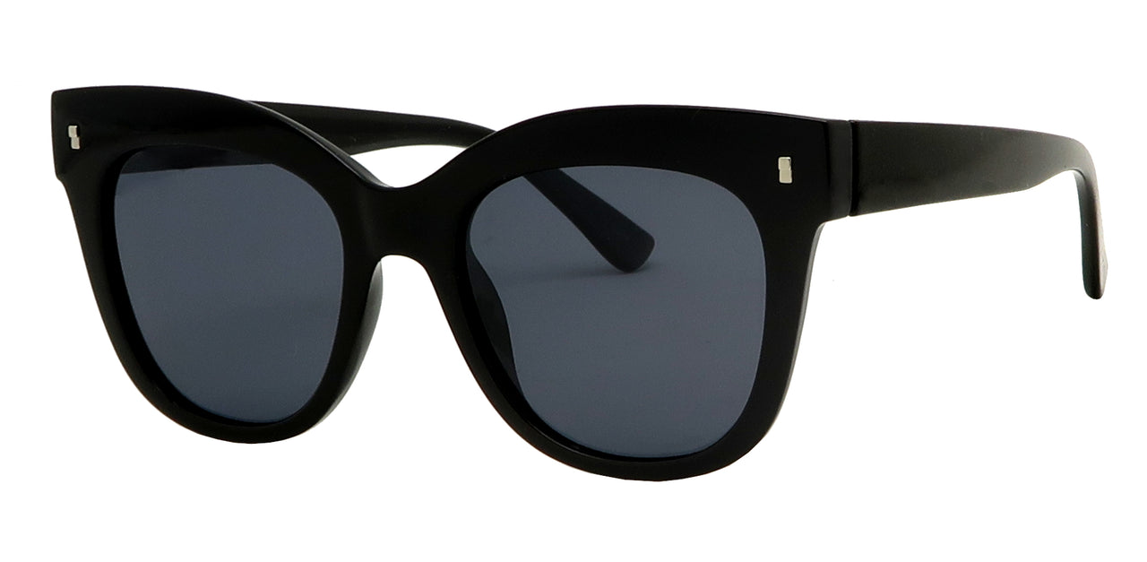 ST3708PL - Wholesale Women's Bold Cat Eye Spring HInged Fashion Polarized Sunglasses