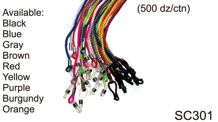 SC301BK - Wholesale Nylon Eyewear Cord in Black