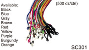 SC301Yellow - Wholesale Nylon Eyewear Cord in Yellow