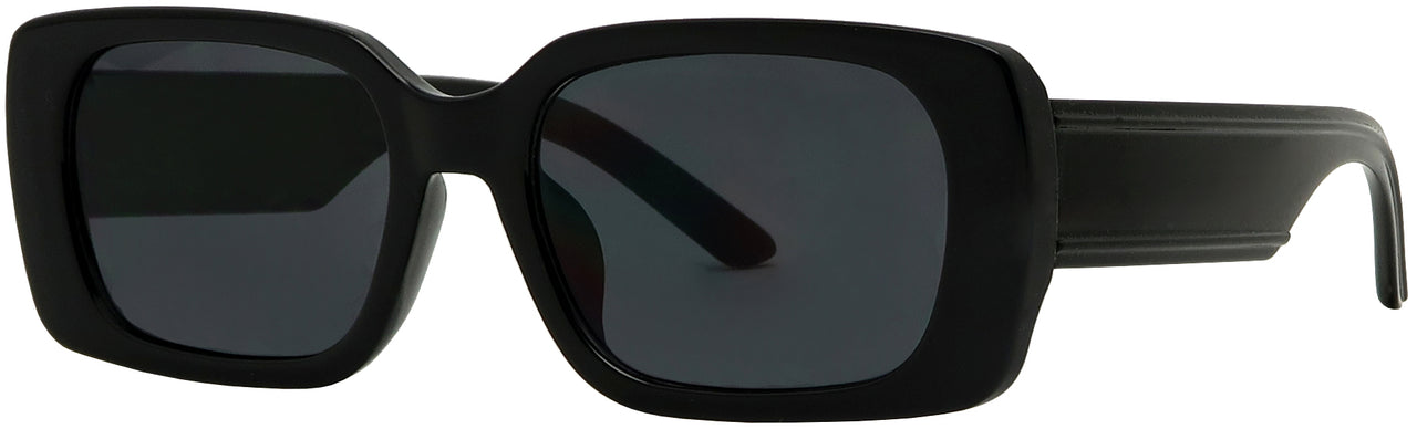 1494PL - Wholesale Unisex Round Rectangular Polarized Sunglasses