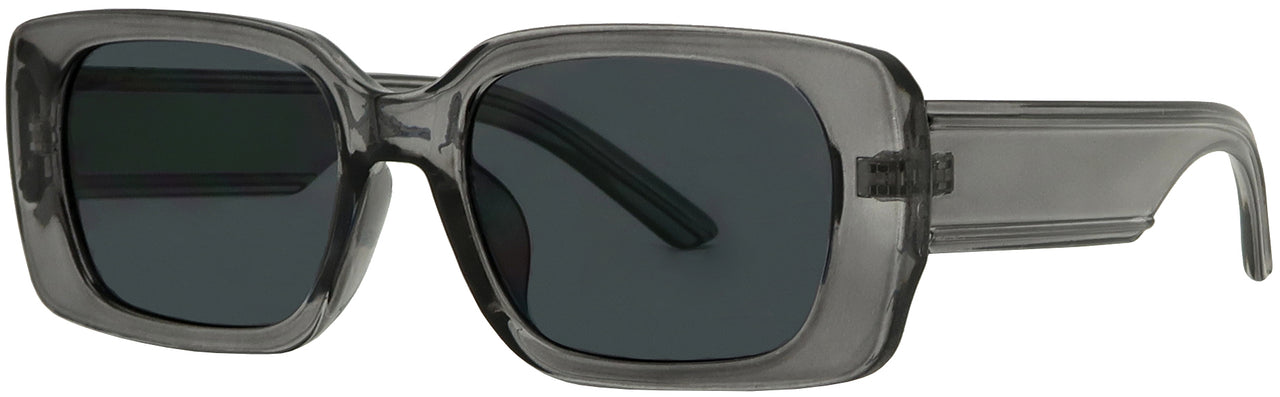 1494PL - Wholesale Unisex Round Rectangular Polarized Sunglasses