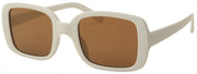 1627FSM - Wholesale Women's Retro Square Sunglasses in White