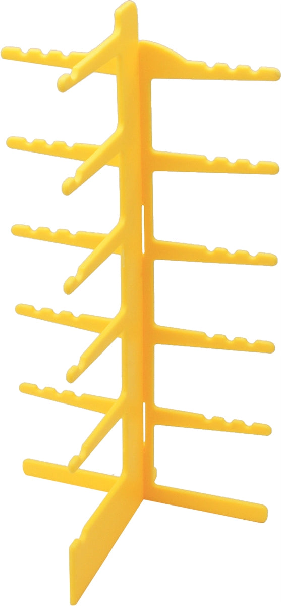 HDP6S-Yellow- Wholesale Tabletop Eyeglass Display for 6 Pairs in Yellow