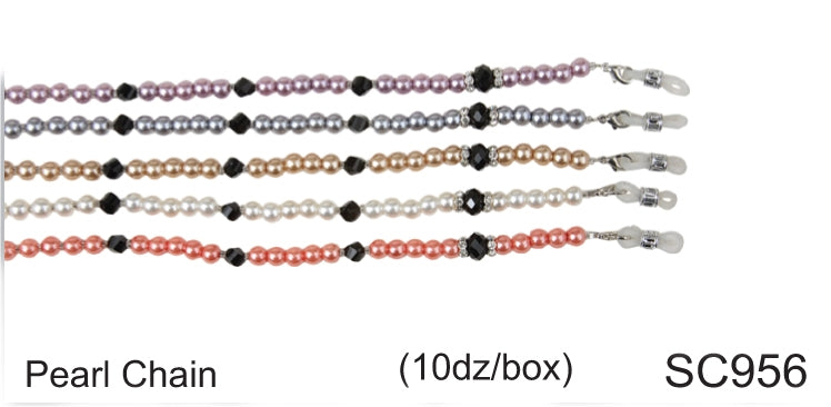 SC956 - Wholesale Fashion Faux Pearl Retainer for Eyeglasses