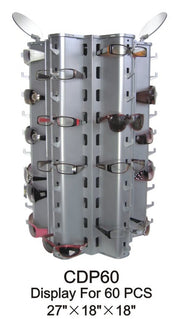 CDP60 - Wholesale Sturdy Tabletop Rotating Eyeglass Display for 60 Pairs