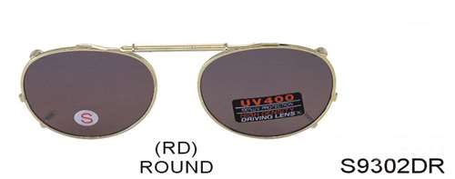 S9302DR - Wholesale Spring Clip on Driving Sunglasses