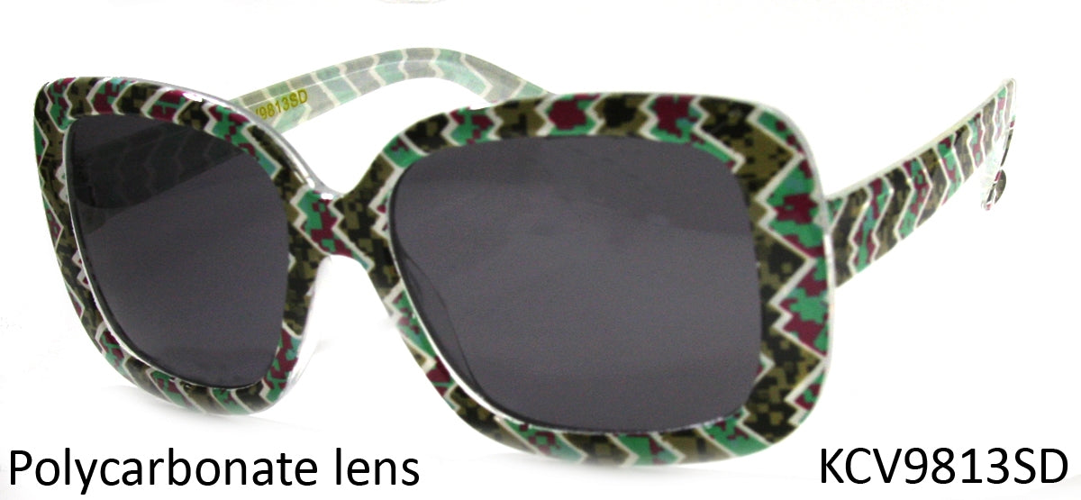 KCV9813SD - Wholesale Kids Sunglasses with Southwest Chevron Print