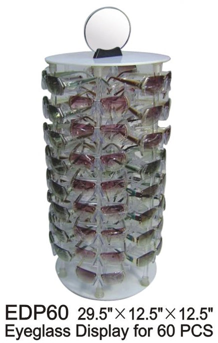 EDP60 - Wholesale Tabletop Rotating Eyeglass Display for 60 Pairs
