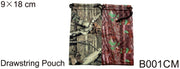B001CM - Wholesale Camo Print Drawstring Pouch for Sunglasses in Mix Camo