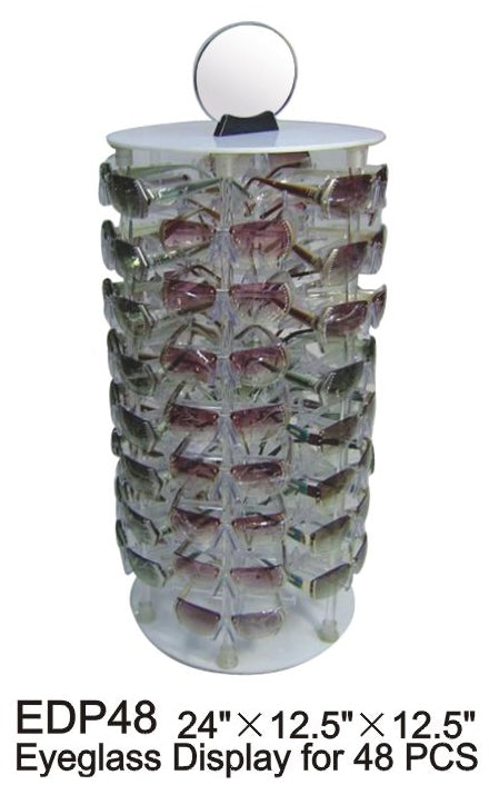 EDP48 - Wholesale Tabletop Rotating Eyeglass Display for 48 Pairs