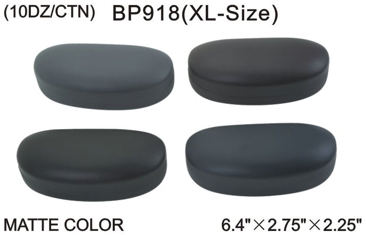 BP918 - Wholesale Extra Large Matte Colored Clam Case for Sunglasses