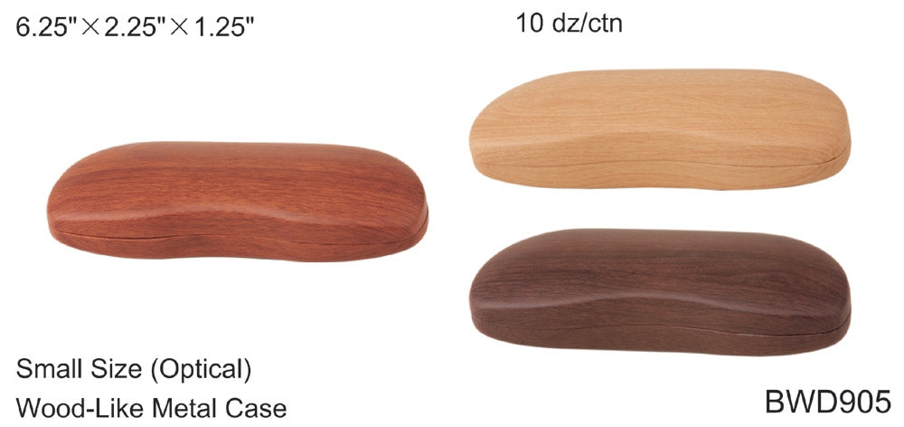 BWD905 - Wholesale Wood Like Small Case for Eyeglasses