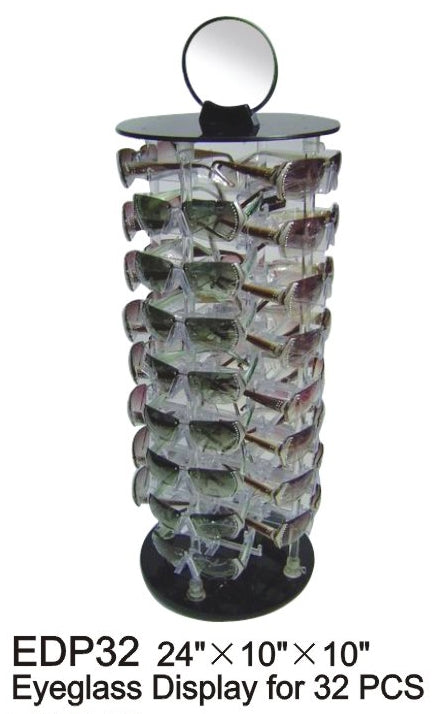 EDP32 - Wholesale Tabletop Rotating Eyeglass Display for 32 Pairs