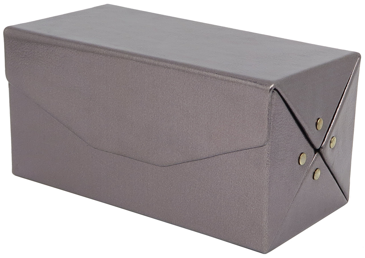 BF651MC - Wholesale Unique 4-Piece Foldup Eyewear Display Case in Matte Black