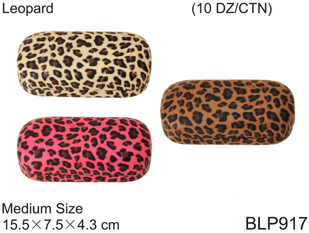 BLP917 - Wholesale Medium Size Leopard Pattern Eyewear Case