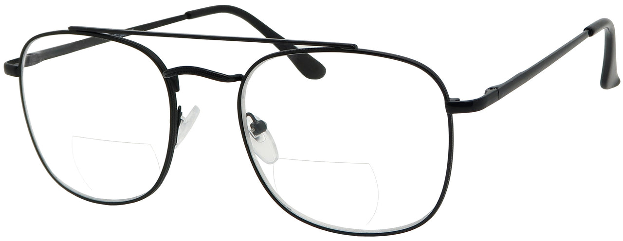 DST8937BF - Wholesale Navigator Style Metal Frame Bifocal Reading Glasses