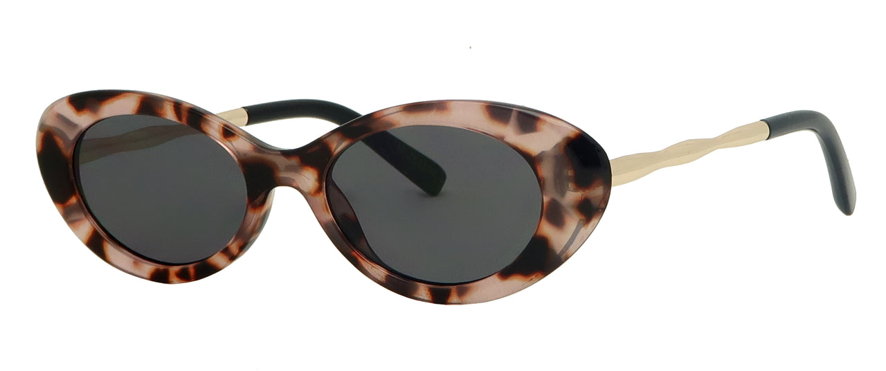 ML1643SD - Wholesale Women's Oval Shaped Fashion Sunglasses