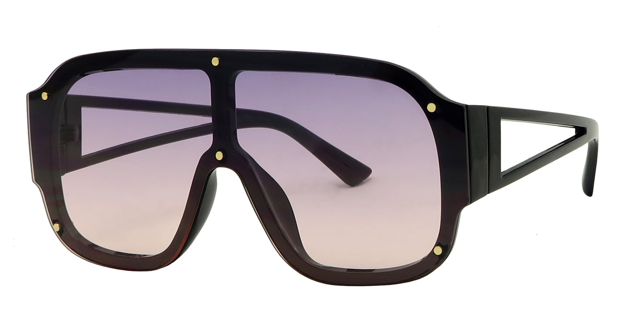 SD1649FTM - Wholesale Unisex Uni Frame Flat Lens Fashion Sunglasses