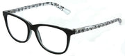 ST1956R - Wholesale Women's Geo Grid Pattern Reading Glasses in Black