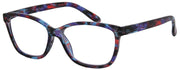 ST1963R - Wholesale Translucent Brush Stroke Cat Eye Reading Glasses