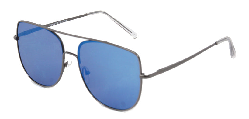 ST3137FSM - Wholesale Navigator Style Flat Lens Sunglasses in gunmetal