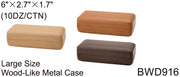 BWD916 - Wholesale Wood Like Rectangular Case for Sunglasses