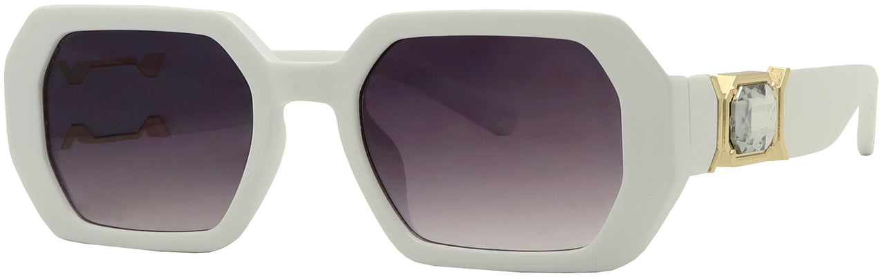 RH3706TM - Wholesale Women's Fashion Sunglasses w/Large Rhinestone