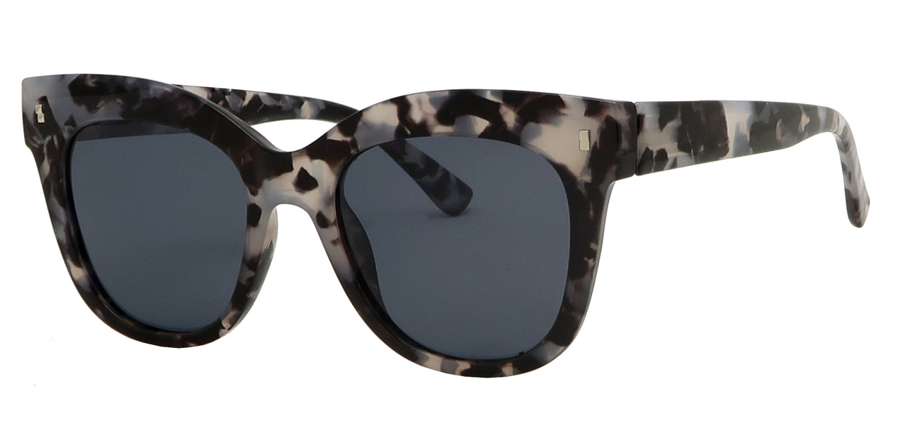 ST3708PL - Wholesale Women's Bold Cat Eye Spring HInged Fashion Polarized Sunglasses
