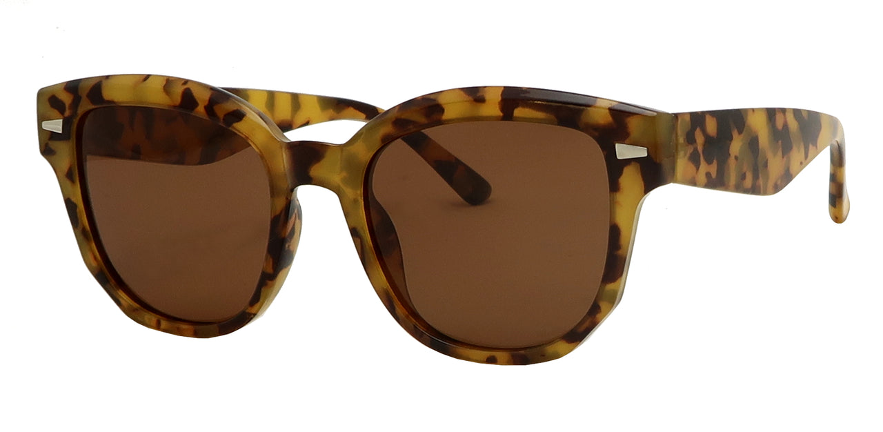 ST3711PL - Wholesale Unisex Bold Geometric Frame Fashion Polarized Sunglasses