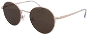 ST2199FSD - Wholesale Metal Round Sunglasses in Gold