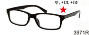 3971R - Wholesale Ultra Bargain Unisex Rectangular Reading Glasses in Black