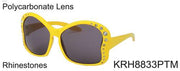 KRH8833PTM - Wholesale Kids Keyhole Butterfly Sunglasses