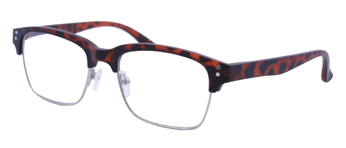 5924R - Wholesale Unisex Club Style Reading Glasses in Tortoise