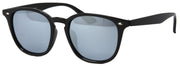 1468RPL - Wholesale Square Keyhole Style Colored Mirror Polarized Sunglasses in Black