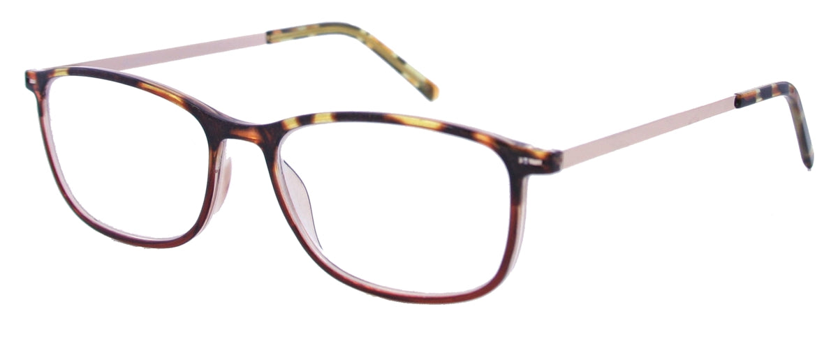 ML1918R - Wholesale Women's Sleek and Lightweight Reading Glasses in Brown