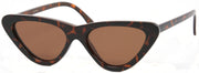 1623HPL - Wholesale Women's Cat Eye Style Style Polarized Sunglasses in Tortoise
