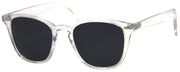 1639PL - Wholesale Unisex Square Style Polarized Sunglasses in Translucent Clear