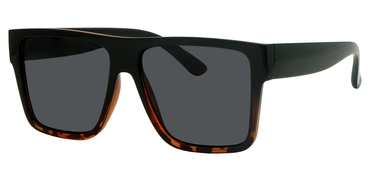 1696FSD - Wholesale Unisex Flat Top Square Fashion Sunglasses