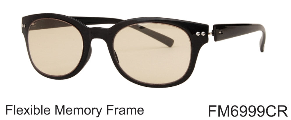 FM6999CR - Wholesale Computer Reading Glasses with Flexible Frame in Black