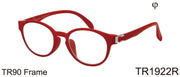 TR1922R - Wholesale women's Fashion Reading Glasses with TR-90 Temples in Red