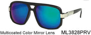ML3828PRV - Wholesales Retro Old School Plastic Navigator Sunglasses 