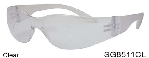 SG8511CL - Wholesale Safety Glasses with Clear Lens