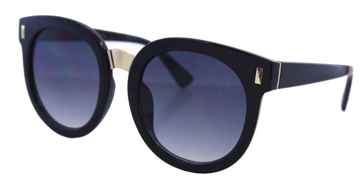 ML2882FTM - Wholesale Fashion Round Sunglasses in Black