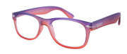 ST1909R - Wholesale Women's Two Tone Rubberized Reading Glasses in Purple